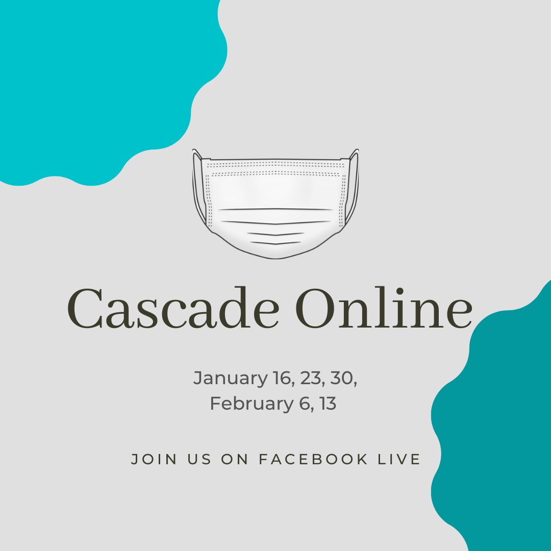 CascadePDX_'s tweet photo. (1/3) We made a decision to move Cascade to being solely online for the next month (January 16-February 13). With the rise in Covid cases, we no longer feel that we safely gather without participating in community spread that endangers people and stresses our healthcare system... https://t.co/Qpyl9aNI9h