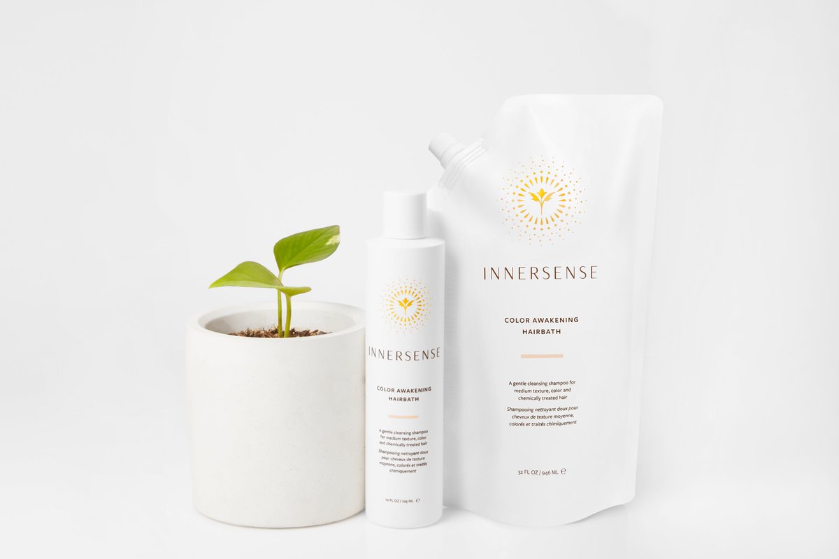 ⁠
Why switch to our refill pouches? 🌱⁠ ⁠

Our pouches need less material than rigid containers. That means less waste, less water used during manufacturing, less space during transportation and lower emissions.  #sustainablebeauty #innersenseorganicbeauty #cleanbeauty⁠