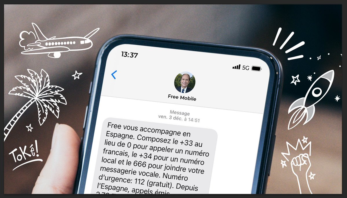 Aujourd'hui le Forfait Free c'est plus de 70 destinations incluses en roaming et à chaque nouveau voyage, Free vous accompagne ! 
Postez un screen du dernier SMS de bienvenue envoyé par Free à votre arrivée à l'étranger avec #10AnsFreeMobile.
Un Samsung S21 FE 5G à gagner ! 🥳📲