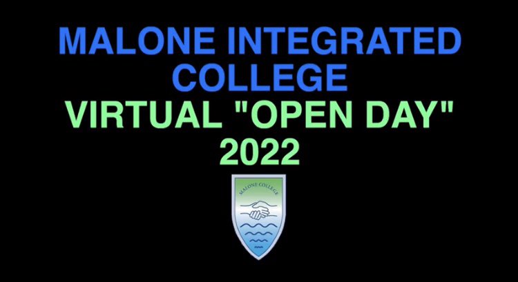 MaloneCollege's tweet photo. Delighted to launch our Virtual Open Day 2022 and hope you enjoy a little snapshot of life at Malone College.

Principal’s Introduction
https://t.co/rYbIf8kCBi

Virtual Open Day
https://t.co/bviSmsFklJ https://t.co/d5p2csGV5z