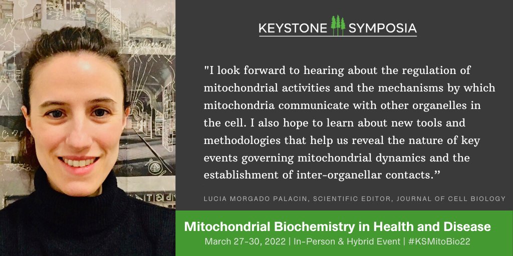 KeystoneSymp's tweet photo. Join @lmorgadopalacin of @JCellBiol @RockUPress at #Mitochondrial Biochemistry @KeystoneSymp in Breckenridge this March for #mitchondria #organelle research updates &amp; publishing insights!

Discounted early registration ends on January 26th.

https://t.co/aynlsbGC4p https://t.co/LBwmuuedoW