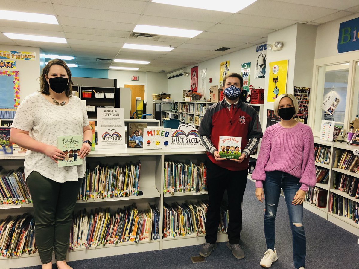 .<a href="/McVayWCS/">McVay Elementary</a> joins 70+ schools across Central Ohio — and the first in Westerville — to receive a donation from local nonprofit Harper's Corner Foundation Inc, which provides books focused on equity, diversity, and inclusion to school libraries. bit.ly/3nnVtJd <a href="/MrJFullen/">Mr. Jason Fullen</a>