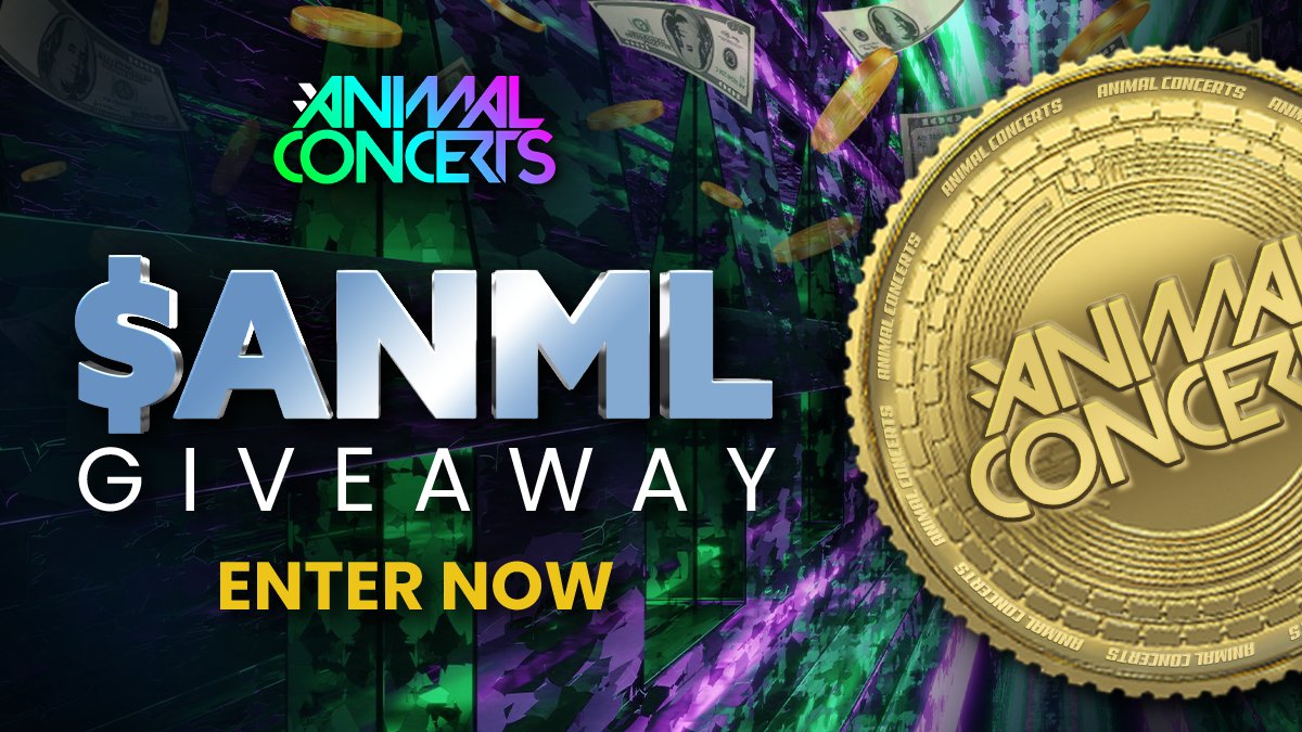 Animal Concerts (@animalconcerts) on Twitter photo 💰TOKEN GIVEAWAY💰
Want a chance to stuff your pockets with $250 worth of $ANML tokens to 🚀 your crypto portfolio this year?
Details 👇  
1️⃣ Follow us on Twitter
2️⃣ Retweet this post
3️⃣ Tag three friends below
4⃣Join our TG group: t.me/animalconcerts… 💰TOKEN GIVEAWAY💰
Want a chance to stuff your pockets with $250 worth of $ANML tokens to 🚀 your crypto portfolio this year?
Details 👇  
1️⃣ Follow us on Twitter
2️⃣ Retweet this post
3️⃣ Tag three friends below
4⃣Join our TG group: t.me/animalconcerts…