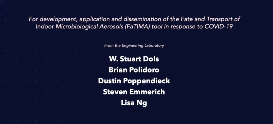 From the 49th Annual NIST Awards: Congratulations @poppendieck!