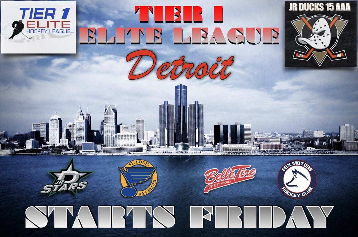 T1EHL SHOWCASE this weekend in chilly Detroit! Starts Friday. 🦆🥶🦆🥶🦆 #FlyTogether <a href="/JrDucks15AAA/">Jr Ducks 15O AAA</a> <a href="/T1EHL/">Tier 1 Elite Hockey</a> <a href="/USHL_Player_Dev/">USHL Player Development</a> <a href="/_Neutral_Zone/">Neutral Zone</a> <a href="/hockeyscouting/">The Scouting News</a> <a href="/hockeymaps/">HockeyMap.com</a>