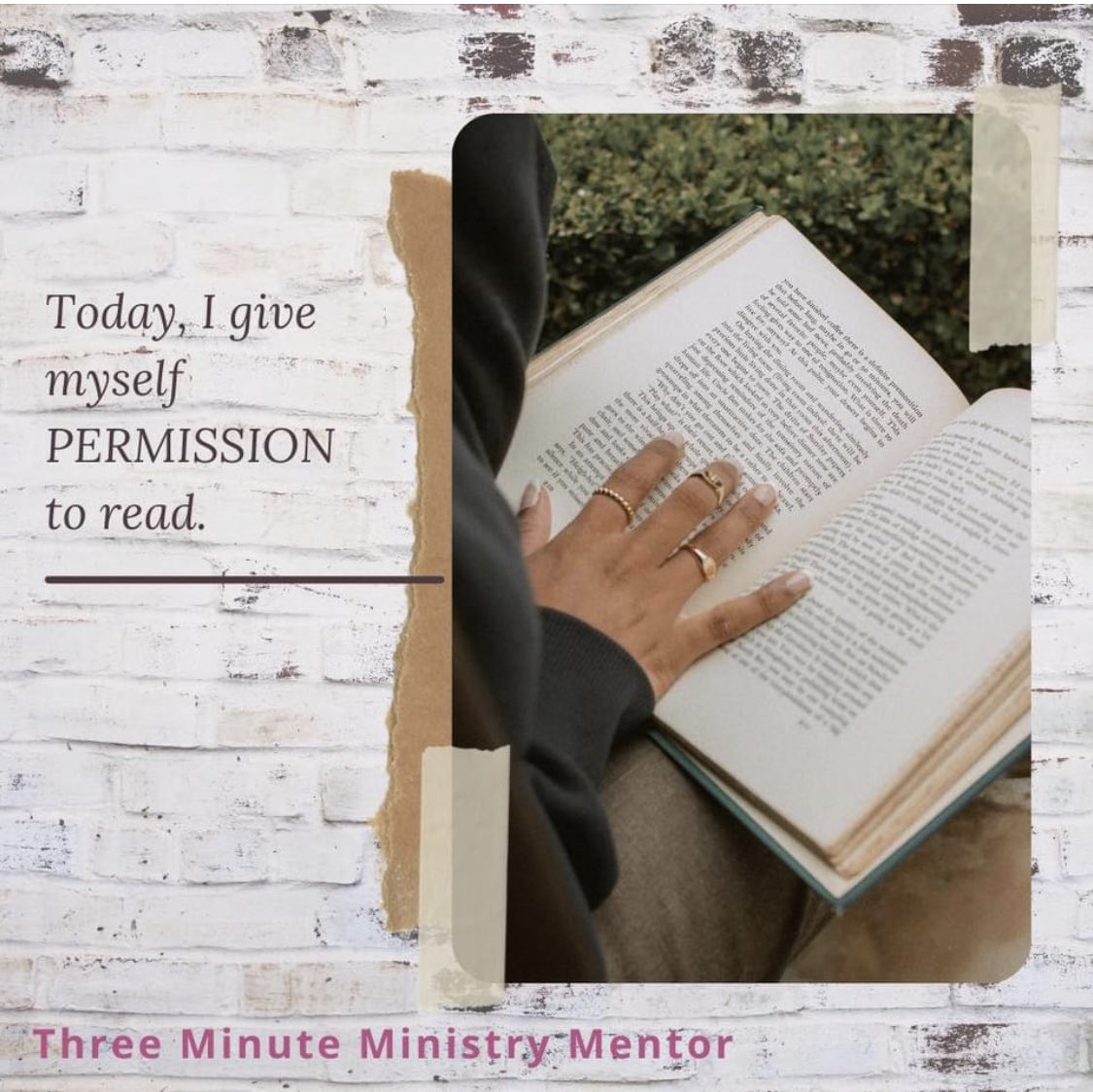 Friends what are you giving yourself permission to read these new days of 2022?
#PermissionGranted #3MMM
