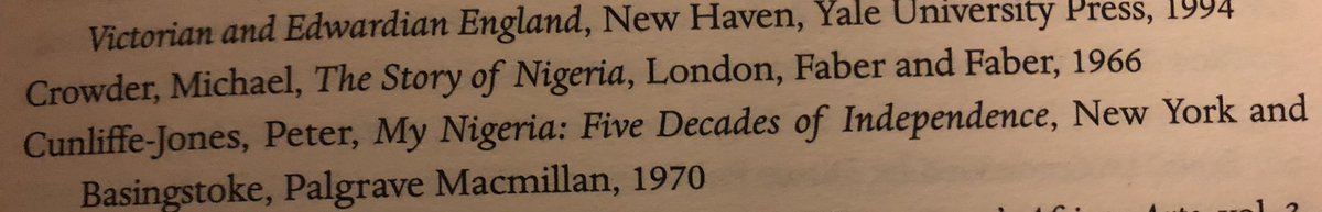 PCunliffeJones's tweet image. Honoured today to see my book on Nigeria listed in the bibliography of a fabulous must-read book on the Benin bronzes, “Loot”, by @BarnabyPhillips. 

Even more to delighted to find I was… err, 6, when my book was published. #Precocious, #alwaysfactchecking, #bloodyingrate 😂