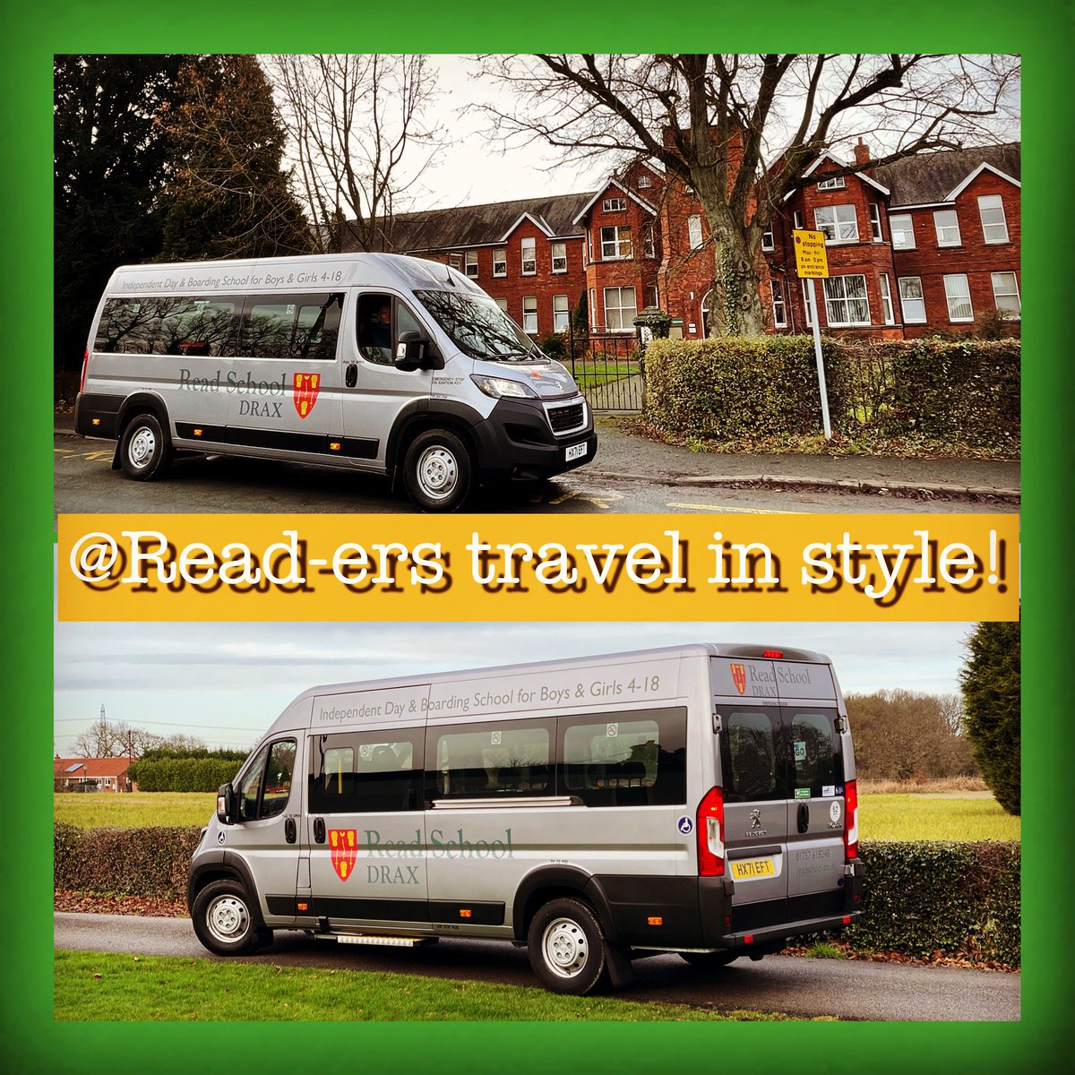 🚌 Beep Beep, Beep Beep, Yeah! Read is cock-a-hoop that our 3 new supersmart 18-seater minibuses have arrived, meaning pupils on the 5 routes we operate over a 30-mile radius, arrive in style! Get in touch for a tour of Read & book a seat for your child! #safetravel #peaceofmind