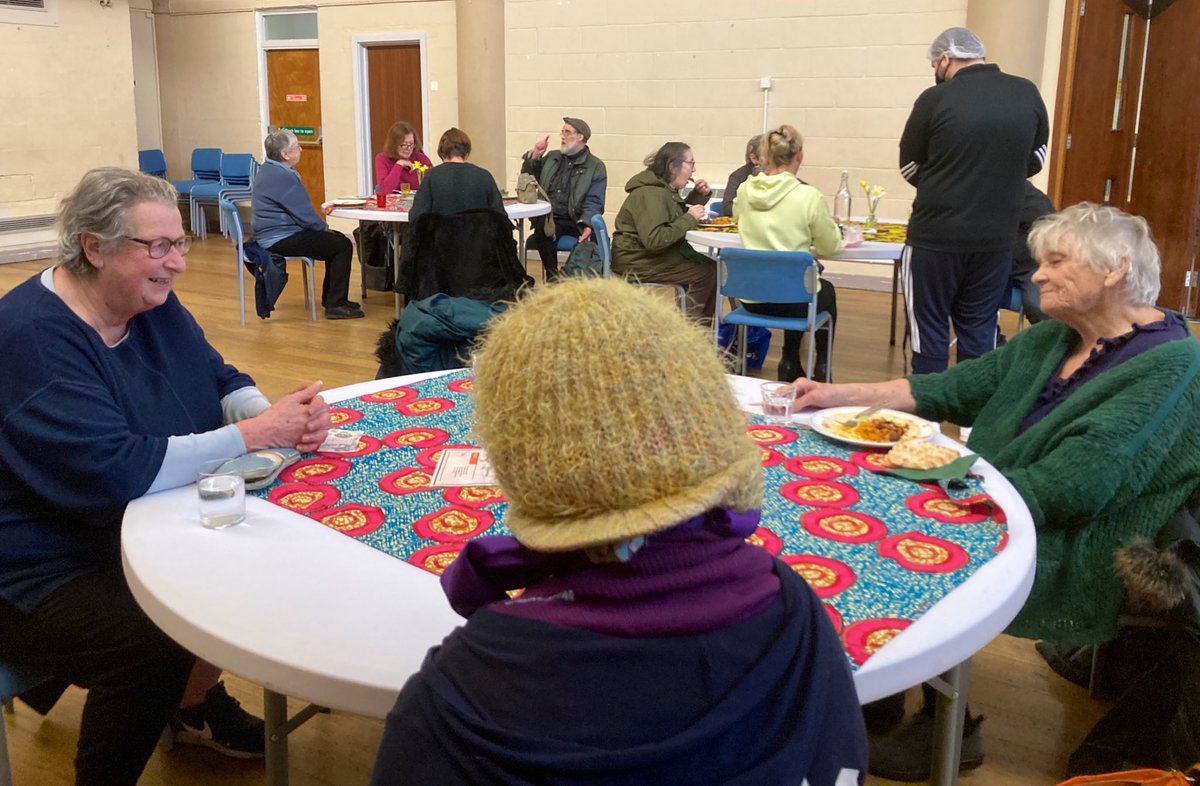 CoplestonCentre's tweet photo. Thanks to @NandineUK who were back cooking delicious Kurdish #realmeals for eat-in or takeaway at our #communitycafe today - yum! https://t.co/spy09dCKmq