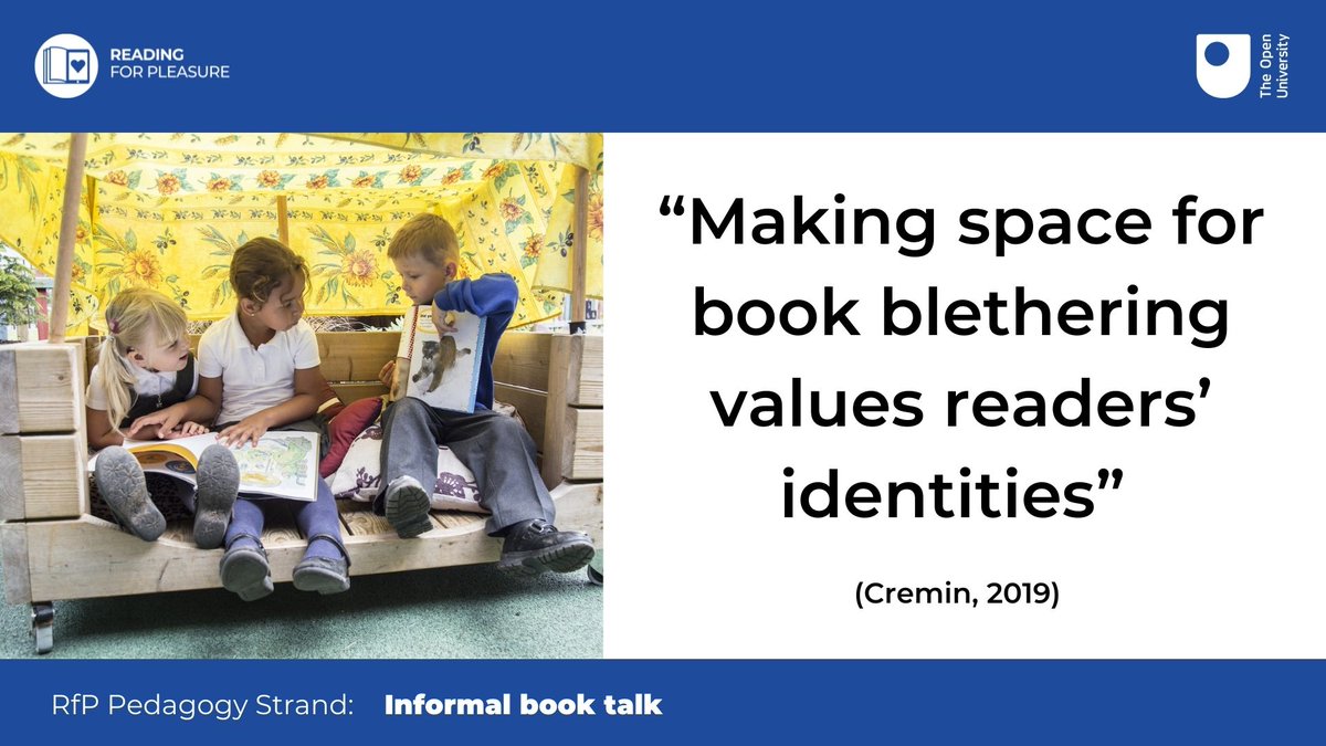Reading for Pleasure 🧶 (@openuni_rfp) on Twitter photo The importance of book blether 📝#OURfP_research
#WednesdayWisdom <a href="/TeresaCremin/">Teresa Cremin</a> <a href="/StephanieHilde6/">Stephanie</a> <a href="/debbiet99313391/">Debbie Thomas</a> The importance of book blether 📝#OURfP_research
#WednesdayWisdom <a href="/TeresaCremin/">Teresa Cremin</a> <a href="/StephanieHilde6/">Stephanie</a> <a href="/debbiet99313391/">Debbie Thomas</a>