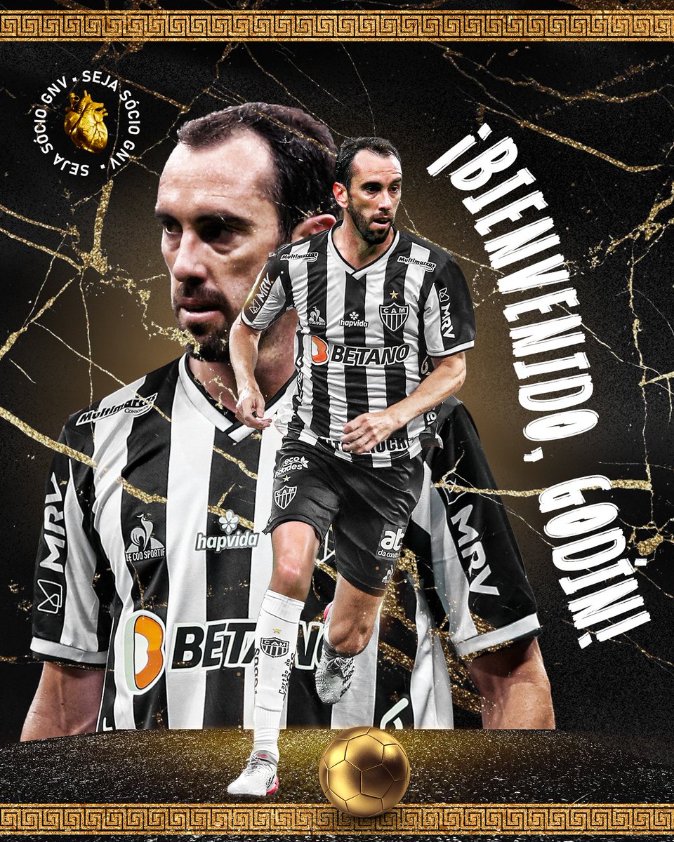 DIEGO "EL FARAÓN" GODÍN É DO #GALO! 🇺🇾🐔

🤝 O zagueiro uruguaio, presente em três Copas do Mundo com sua seleção, assinou até 31/12/2022, com possibilidade de extensão, e é o novo reforço para a defesa Alvinegra: bit.ly/33sFzX5

¡Bienvenido, Godín! 🏴🏳️ #GodínÉGalo