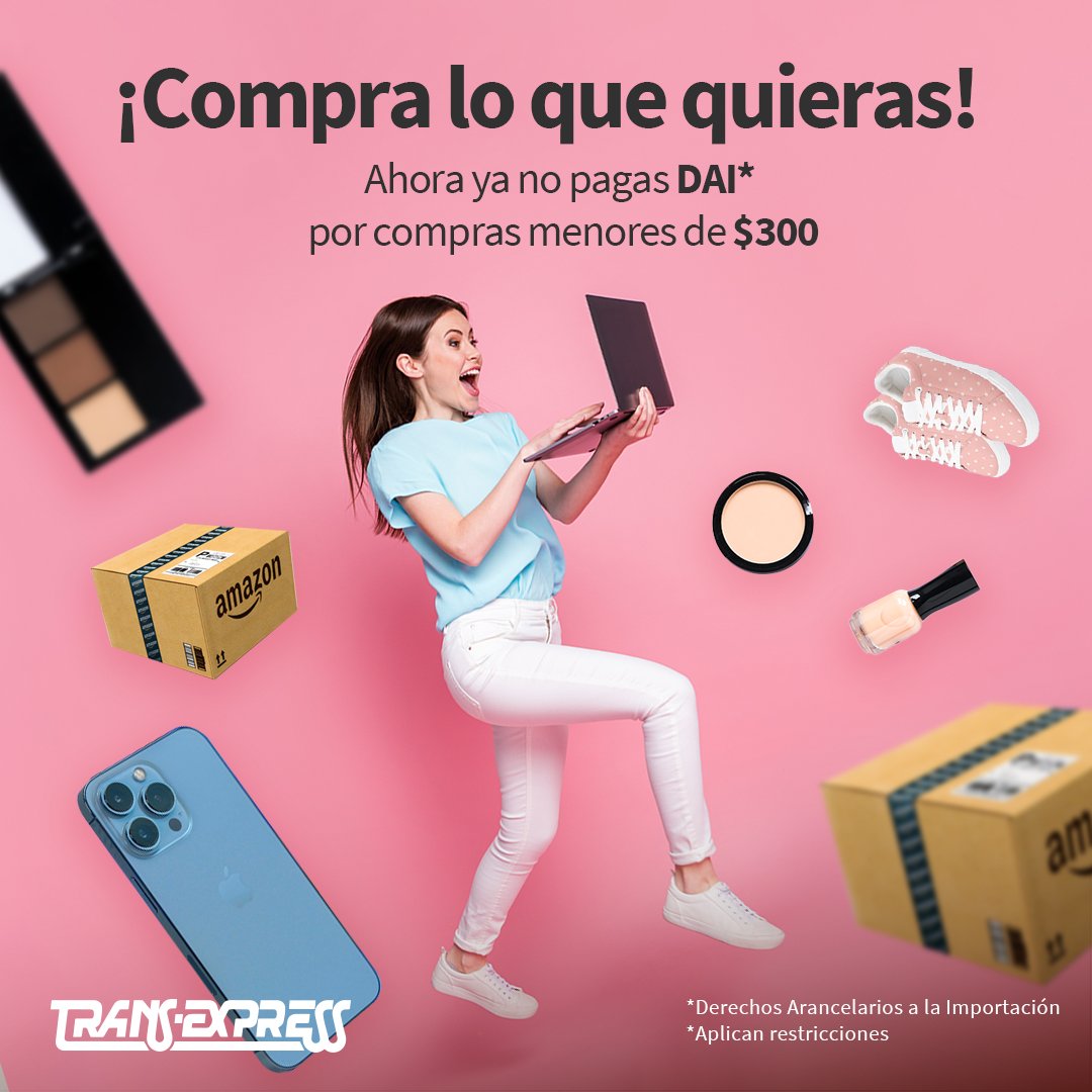 ¡Recuerda que ahora puedes comprar MÁS y pagas solo los impuestos! 
*Aplican Restricciones