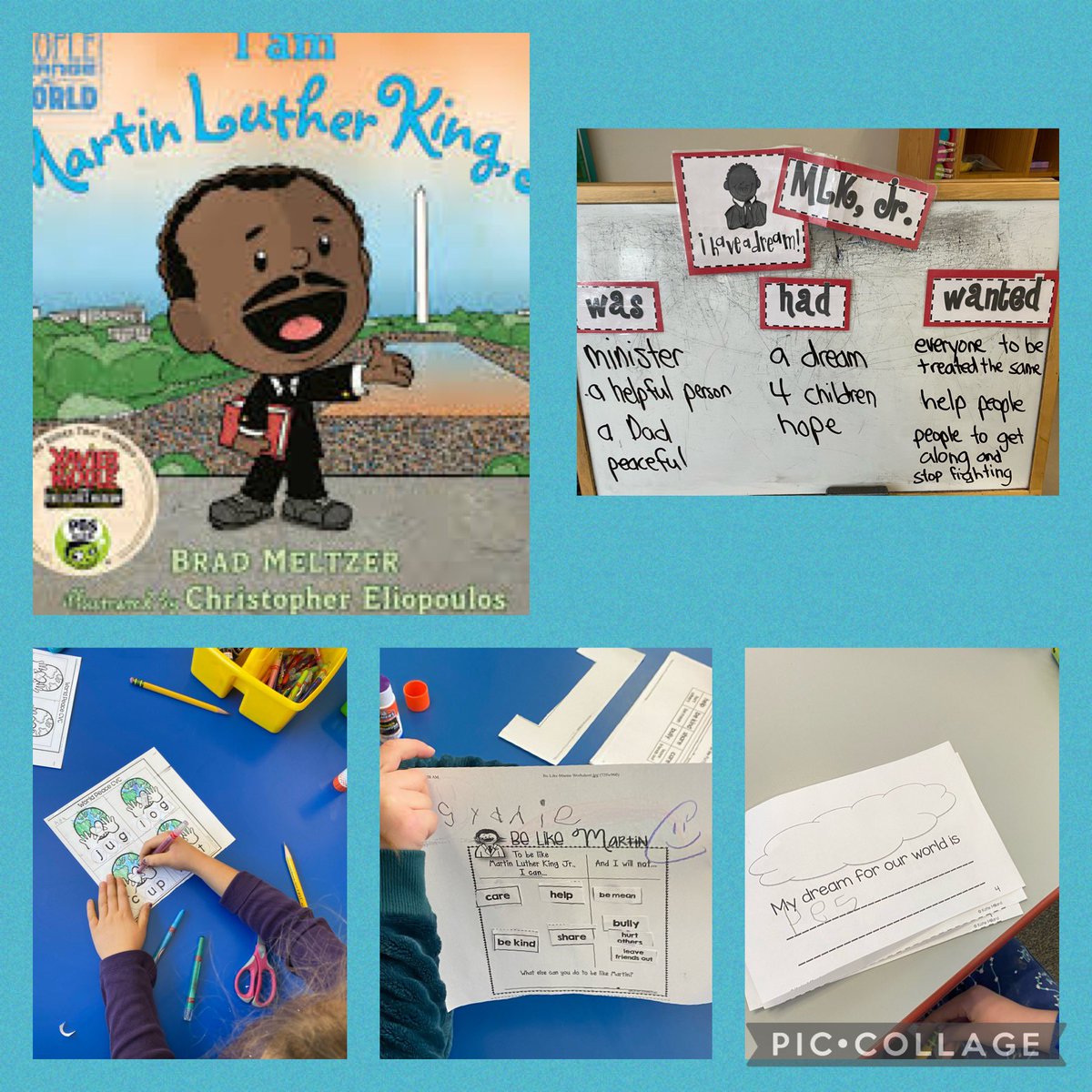 Learning about and celebrating MLK in kindergarten. ❤️☮️ <a href="/CoveSchoolOwls/">Cove Elementary School</a> @beverly_schools