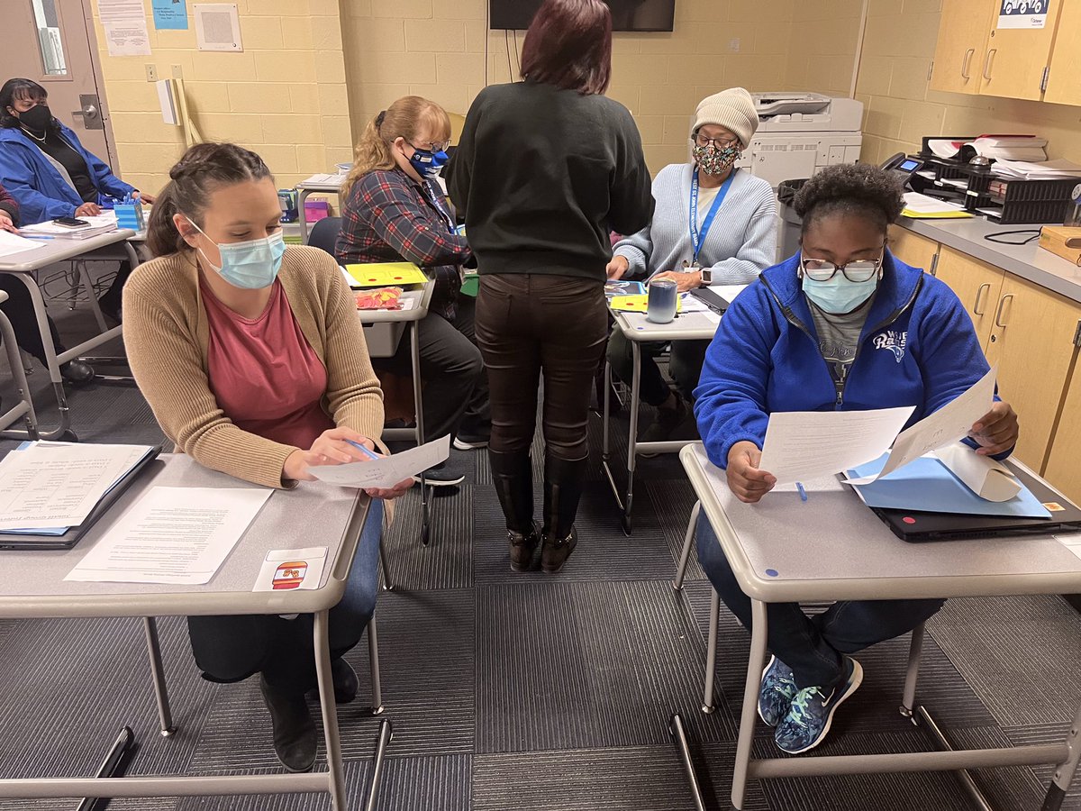 WSJERAMS's tweet photo. Teachers engaged in practicing CKLA interventions/small group activities. https://t.co/1sjWIMPe5a