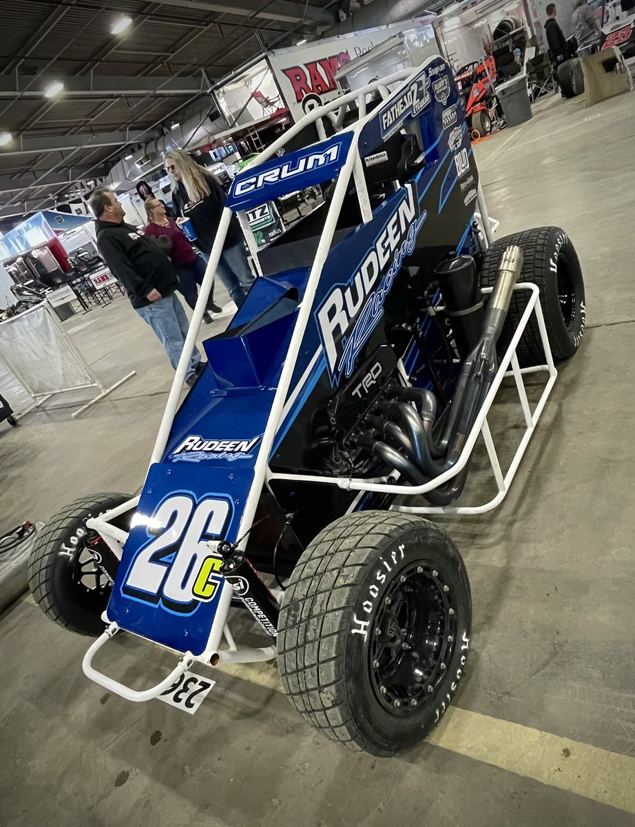 It’s raceday!! Ready to go for my qualifying night here at the <a href="/cbnationals/">Chili Bowl Nationals</a> in the <a href="/RudeenRacing/">Rudeen Racing</a> 26. A big thank you to everyone who helps make this possible! Catch all the action live on <a href="/FloRacing/">FloRacing</a>