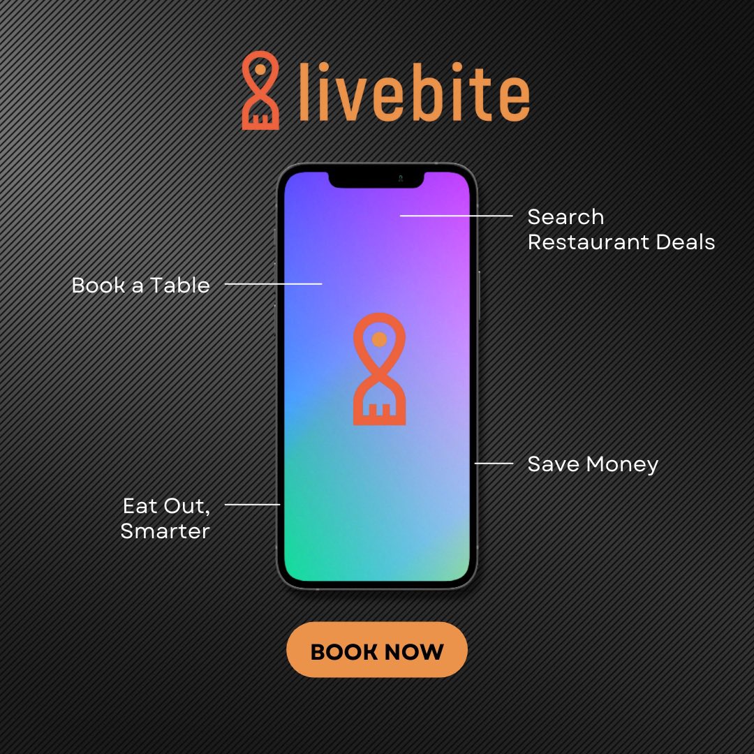 LivebiteABZ's tweet photo. 2022 is the year for eating out smarter! 
Visit https://t.co/EfZGXlIGK1 to find out more
.
#livebiteabz #eatoutsmarter #aberdeen #aberdeeneat #aberdeenfood #aberdeenfoodiescene #aberdeenscotland #aberdeenfc #aberdeenfoodies #aberdeenmua #aberdeenstartup https://t.co/hxp4Cim0VB