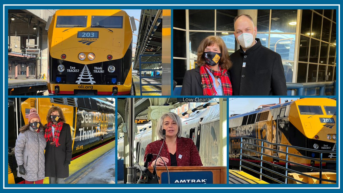Railway_Supply's tweet photo. Today, we proudly joined @olinational and @Amtrak at Union Station to celebrate #50YearsofRailSafety and the unveiling of the commemorative locomotive. #SeeTracksThinkTrain

Learn more below! https://t.co/kfLlFWSejr