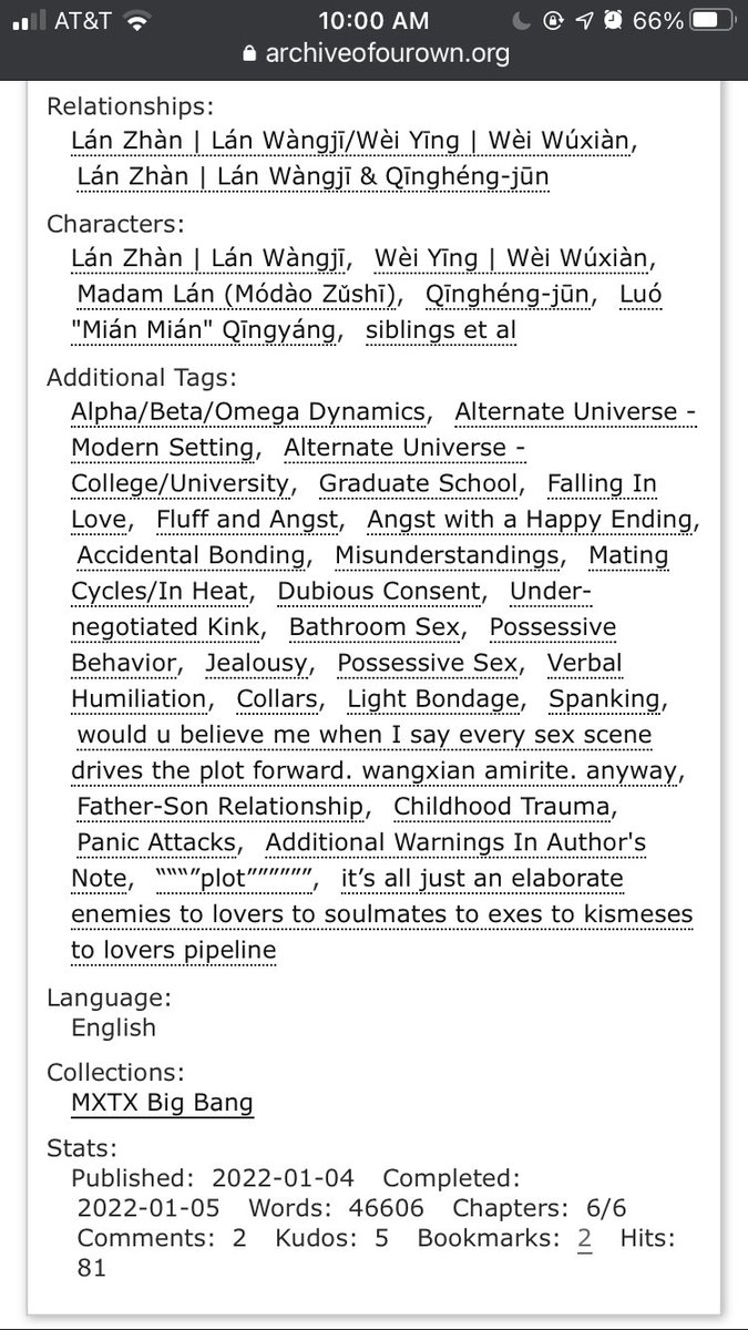 my <a href="/mxtxbb/">MXTX Big Bang</a> fic is out! 🤩🥳🤪

the way that it feels
💥 wangxian / E / 46k
💥 a/b/o, accidental bonding
💥 possessive lan zhan
💥 spanking 🤭 among other things
💥 a short summary: ❤️❤️‍🔥💔🖤❤️‍🩹

art by @/susscx, beta by @/privatesay

archiveofourown.org/works/36194614…

#魔道祖师 #忘羡 #mdzs