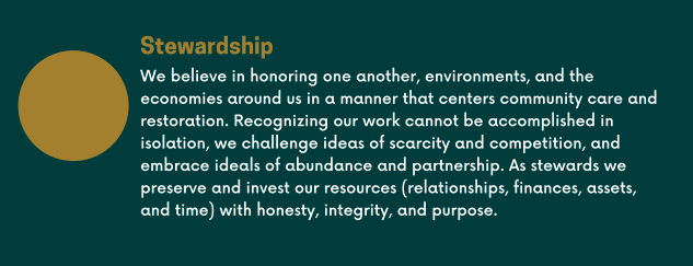 #SAAPHIreimagined Value: Stewardship