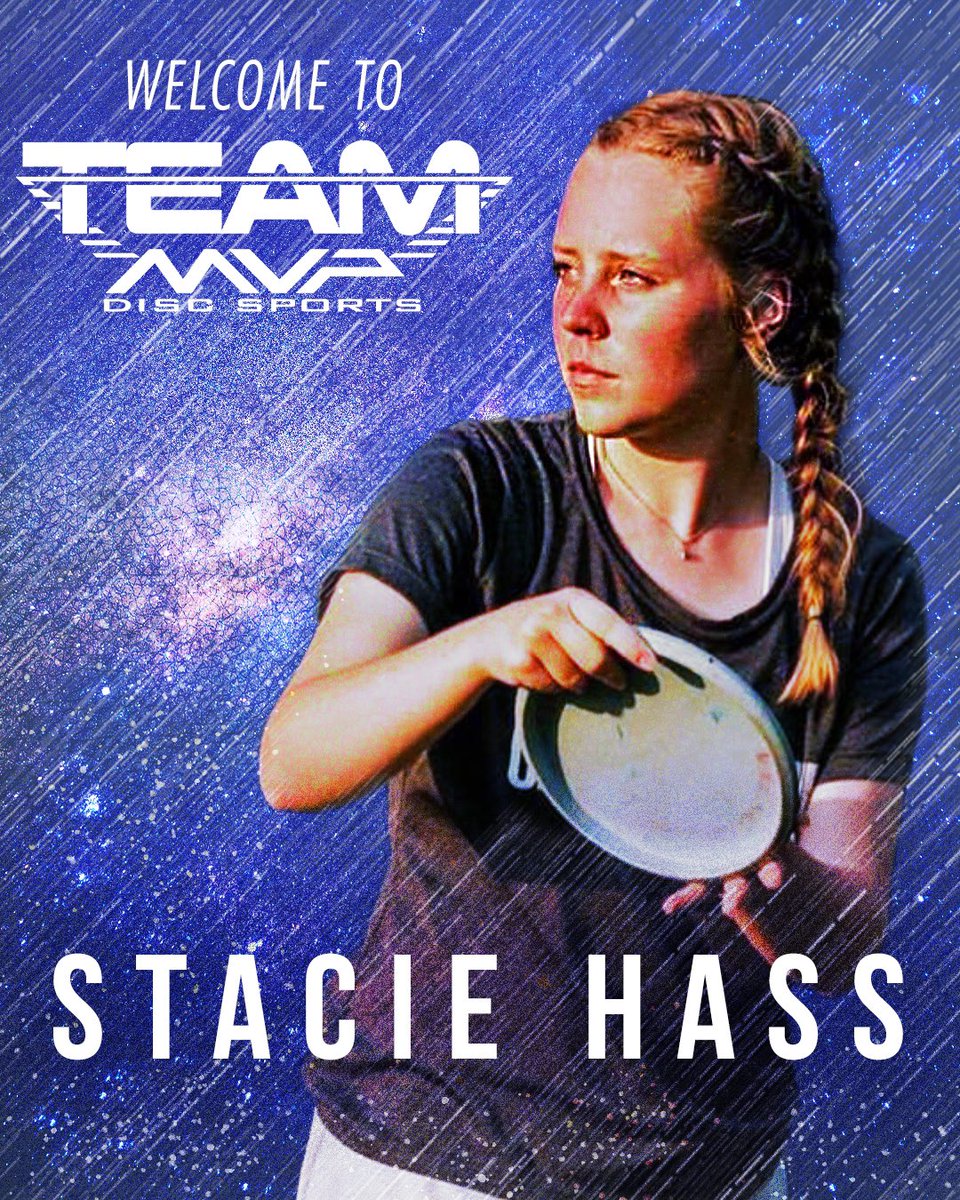 MVPDiscSports's tweet photo. Welcome to 𝗧𝗘𝗔𝗠 𝗠𝗩𝗣 Stacie Hass! 🙌

After a runner-up finish at 2021 Jr. Worlds, the future is bright for Stacie as she gears up for the 2022 touring circuit. We are excited to have her out there representing #TeamMVP and can't wait to see what she has in store! https://t.co/1L33PA6qbP