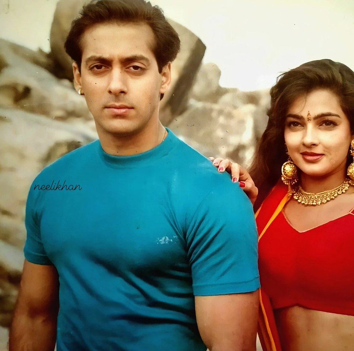 ♥️ #SalmanKhan #MamtaKulkarni #27yearsofKaranArjun #27YearsOfBlockbusterKaranArjun