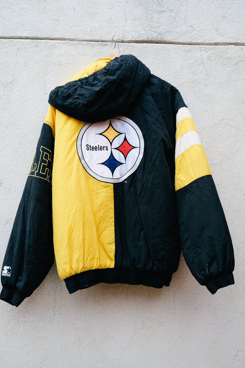 Senselesspgh's tweet photo. Vintage Steelers jackets in just in time for game day. 🏆 https://t.co/M4IavwOh0K
