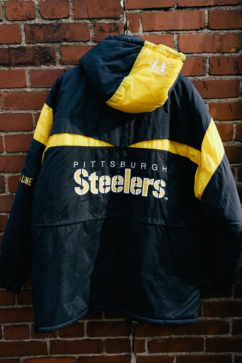 Senselesspgh's tweet photo. Vintage Steelers jackets in just in time for game day. 🏆 https://t.co/M4IavwOh0K