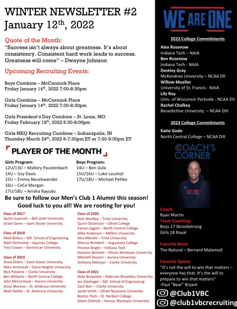📰 🚨January Newsletter🚨 🗞