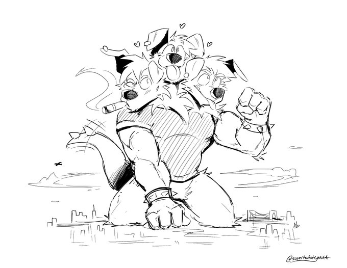 sketch comm for @BigDin0 