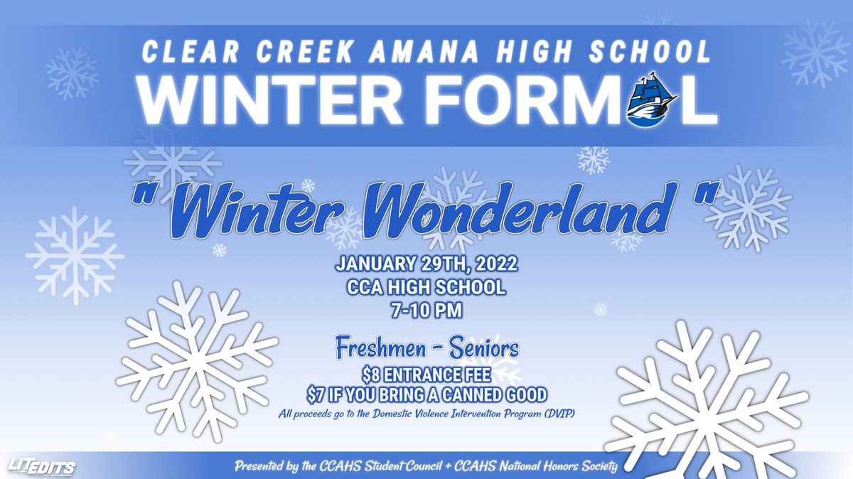 CCAStudCouncil's tweet photo. Brought to you by your favorite Student council and NHS! Spirit week will be the week of the 24th! https://t.co/wesQDpUWDW