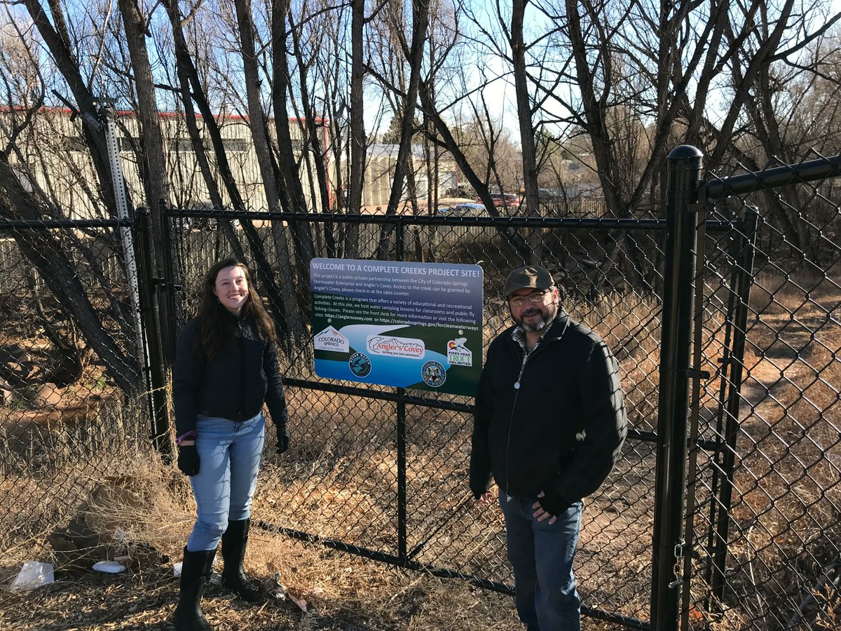 RiverWatchCO's tweet photo. Our partners in Colorado Springs have an awesome stretch of restored and protected land on Fountain Creek. A great spot for all sorts of educational and recreational activities, including River Watch! Keep up the good work! https://t.co/8f8ybM68Qx