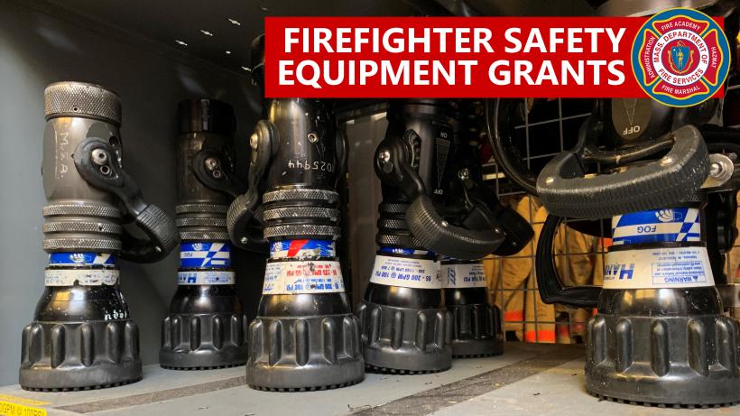 MassDFS's tweet photo. The Baker-Polito Administration has announced $5M in grant awards to 306 Massachusetts fire departments, funding turnout gear, hoses, and more through the Firefighter Safety Equipment Grant program: https://t.co/IuebqBwYyk (w/ @MassGovernor @MassLtGov @EOPSS) https://t.co/8CQh8AYCvN