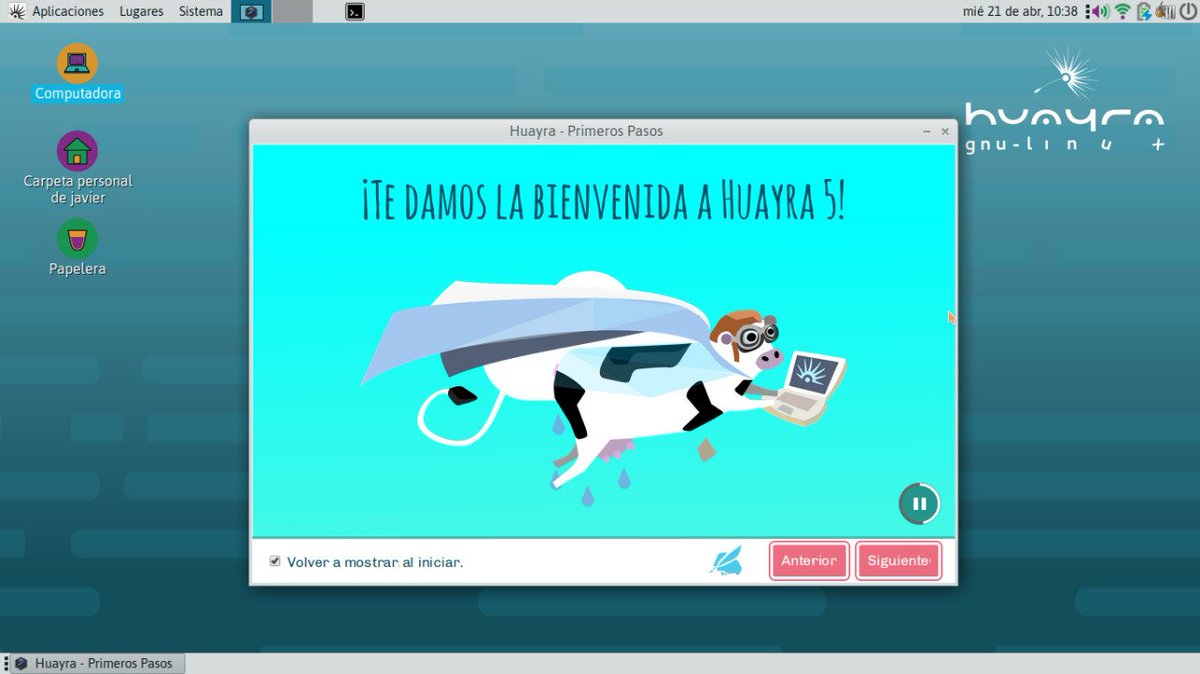 ConectarGob's tweet photo. Huayra GNU/Linux es el primer sistema operativo libre desarrollado por el Estado Nacional. El sistema operativo es el programa que se carga apenas encendés tu computadora y gestiona el hardware del sistema para que las aplicaciones (o software) funcionen adecuadamente. https://t.co/pzKynEWXMC