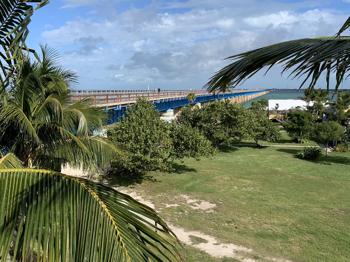 ariodzernbc6's tweet photo. After five years of reconstruction, the 2 mile pedestrian section of the 7 Mile Bridge reopened today. New York can have the High Line, we got Old Seven. At 5/6 on @nbc6. https://t.co/Jew5AsbxLb