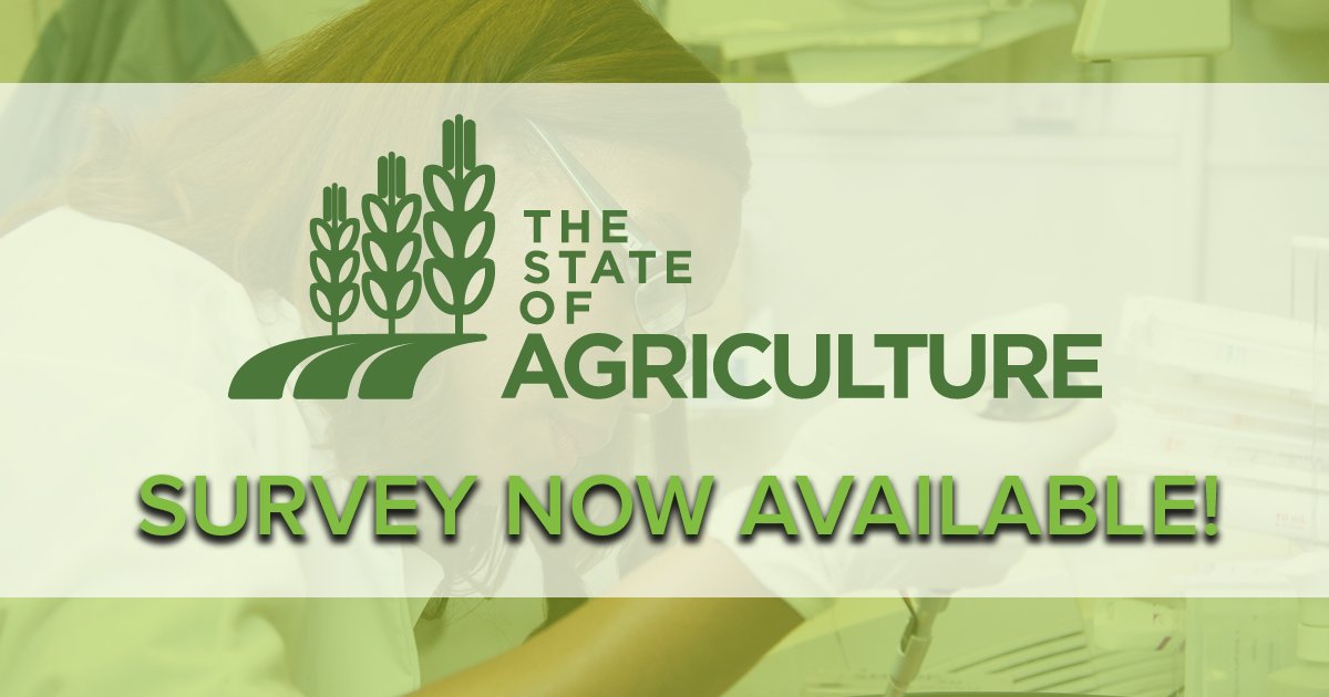 It's that time of the year: 2022 State of Ag survey is available! Are you in the ag industry? Help us get--and share--a deeper insight into the future of ag. Take the survey today: bit.ly/StateOfAg