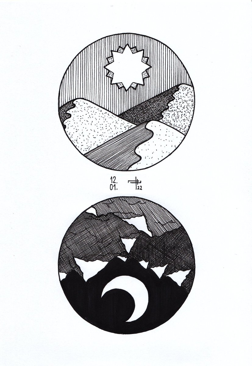 Zumen_Yamamoto's tweet photo. Week 2/3 - Duality
#drawing #art #ink #bnw #blackandwhite #drawingtheme #drawingprompt #day #night #dunes #mountains https://t.co/HB68ovEU8w