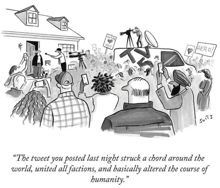 The tweet you posted last night...