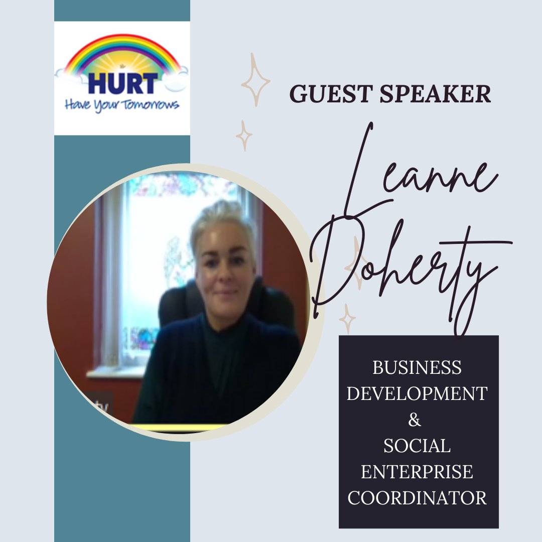 CathereenW's tweet photo. Guest Speaker Series -First up Leanne Doherty, Business Development &amp; Social Enterprise Coordinator  Right Here,Right Now PYDP participants @HurtHyt  gained an insight to the Business World, learned tips &amp; tricks of how to attain the job you want! @FundforIreland @ruralaction_ni https://t.co/2pwkrrqmcr