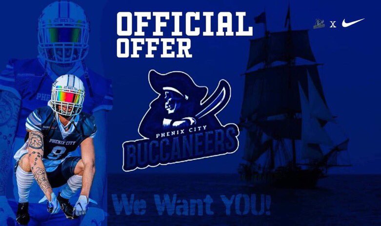 Blessed to receive an official offer from <a href="/PhenixCity_Bucs/">Buccaneers Sports Academy Recruiting (Mobile, AL)</a>⚪️🔵 <a href="/coachJ_bucs/">Cordarious Joiner</a> <a href="/idunklewis/">C'yontai Lewis</a> @cjdrinkard <a href="/djlemons6/">Coach Lemons</a> <a href="/marqucee/">Marqucee D Richardson</a>