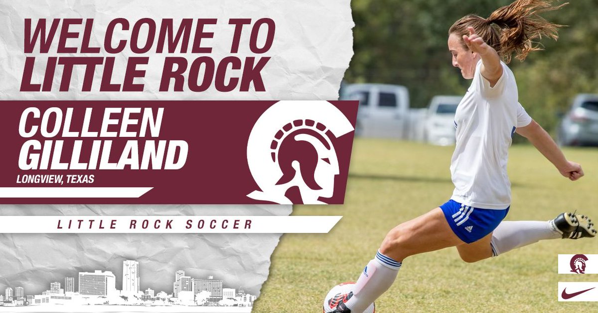 LittleRockSoc's tweet photo. We have a pair of signees we're excited to welcome to #LittleRocksTeam.

Our first signee is Colleen Gilliland from Longview, Texas! https://t.co/9o6LqyIYsa