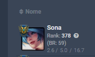 Cielinus's tweet photo. aaaaaai será que eu chego lá? #sona #lolbr #monochamp https://t.co/tIQ8Sk66r3