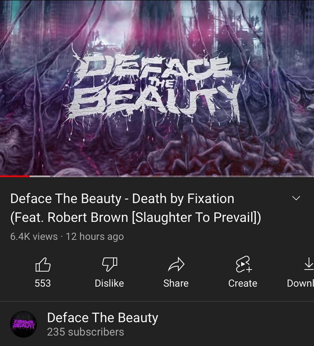 Check out our latest stream video for ‘Death by Fixation’ now available on our official YouTube channel! ⬇️

youtu.be/RPyuGjszny0