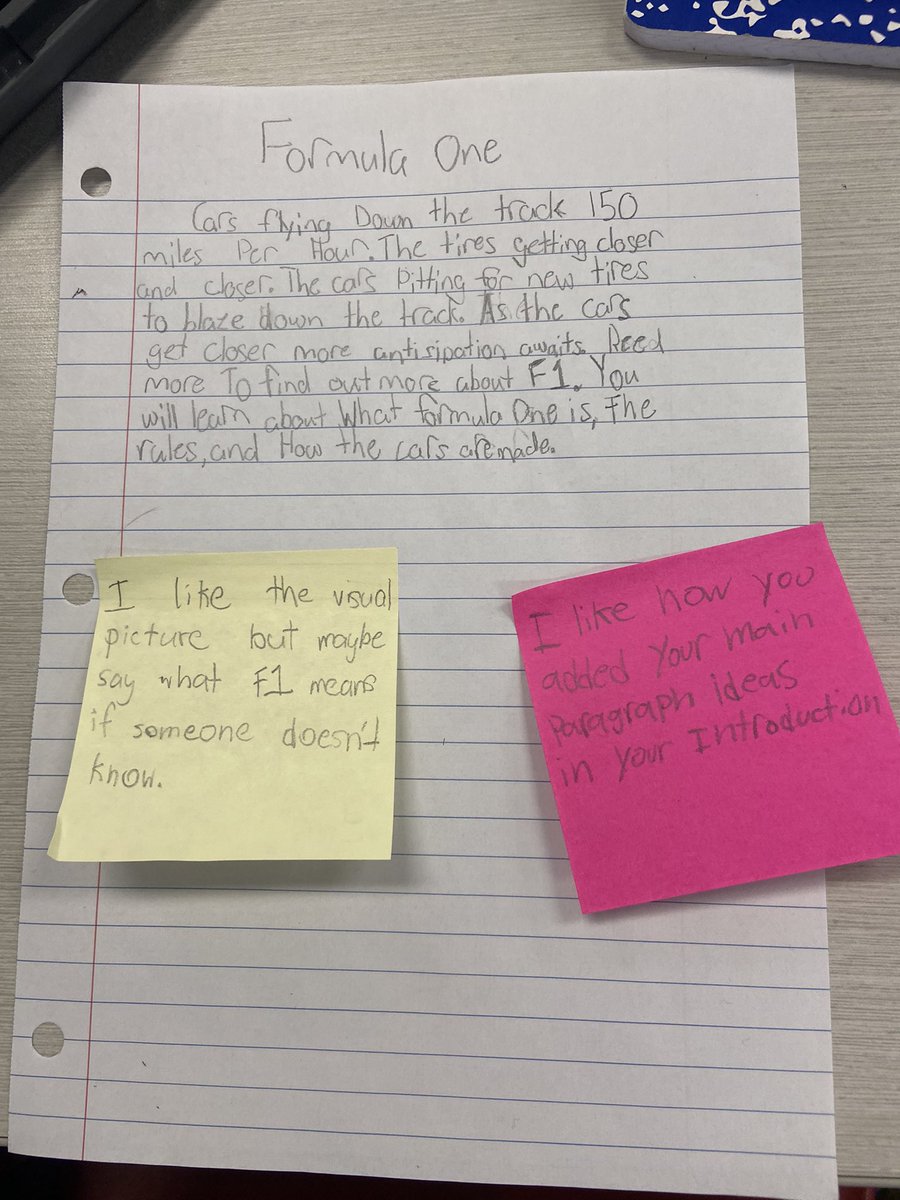 dkarnoscak's tweet photo. Authors at work today. Such a positive writers studio today! We focused on the fact that Feedback should be specific, timely, and meaningful. #d30learns https://t.co/YmUwUtC6nx