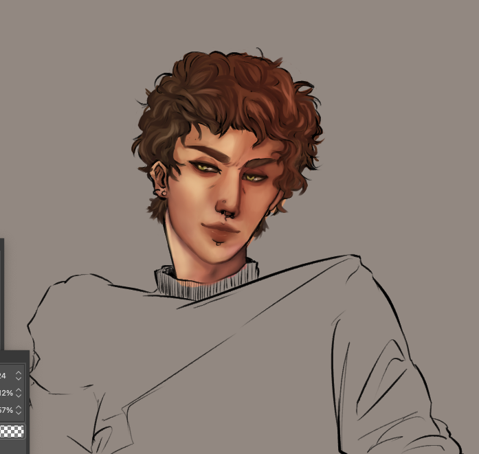 euxeness's tweet photo. Making a second pass at coloring today and trying a different technique... I am definitely happier with this round compared to what it was before https://t.co/yvEdGteMeB