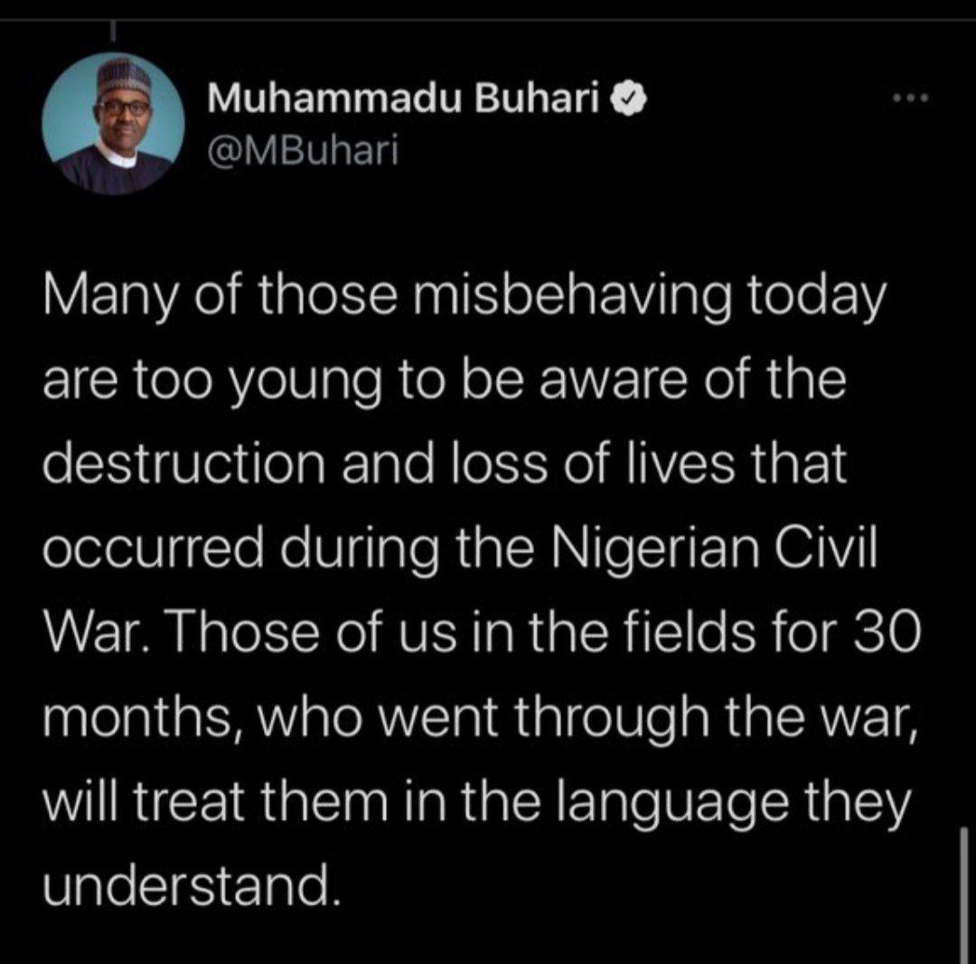 Ekwulu's tweet photo. Twitter was banned for pulling down this offensive tweet. https://t.co/jvH9J9DiWP