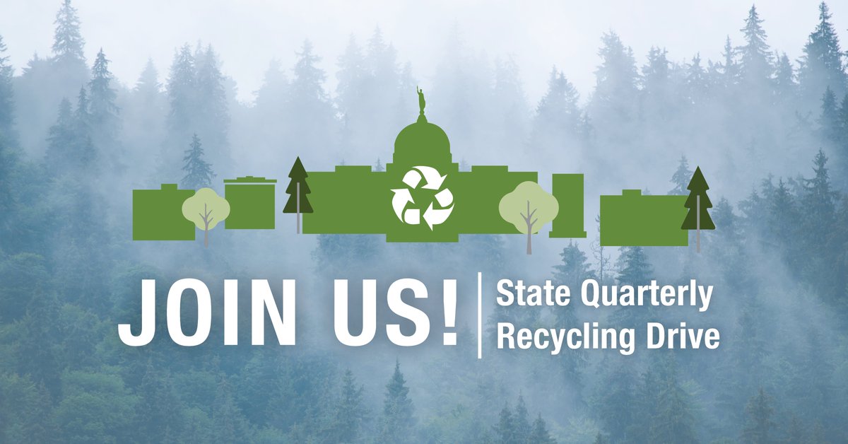 State of Montana Quarterly Recycling Drive January 14 2021 from 7:30am - 3:00pm at 1515 E 6th Avenue in Helena. For more info visit bit.ly/336fVYl