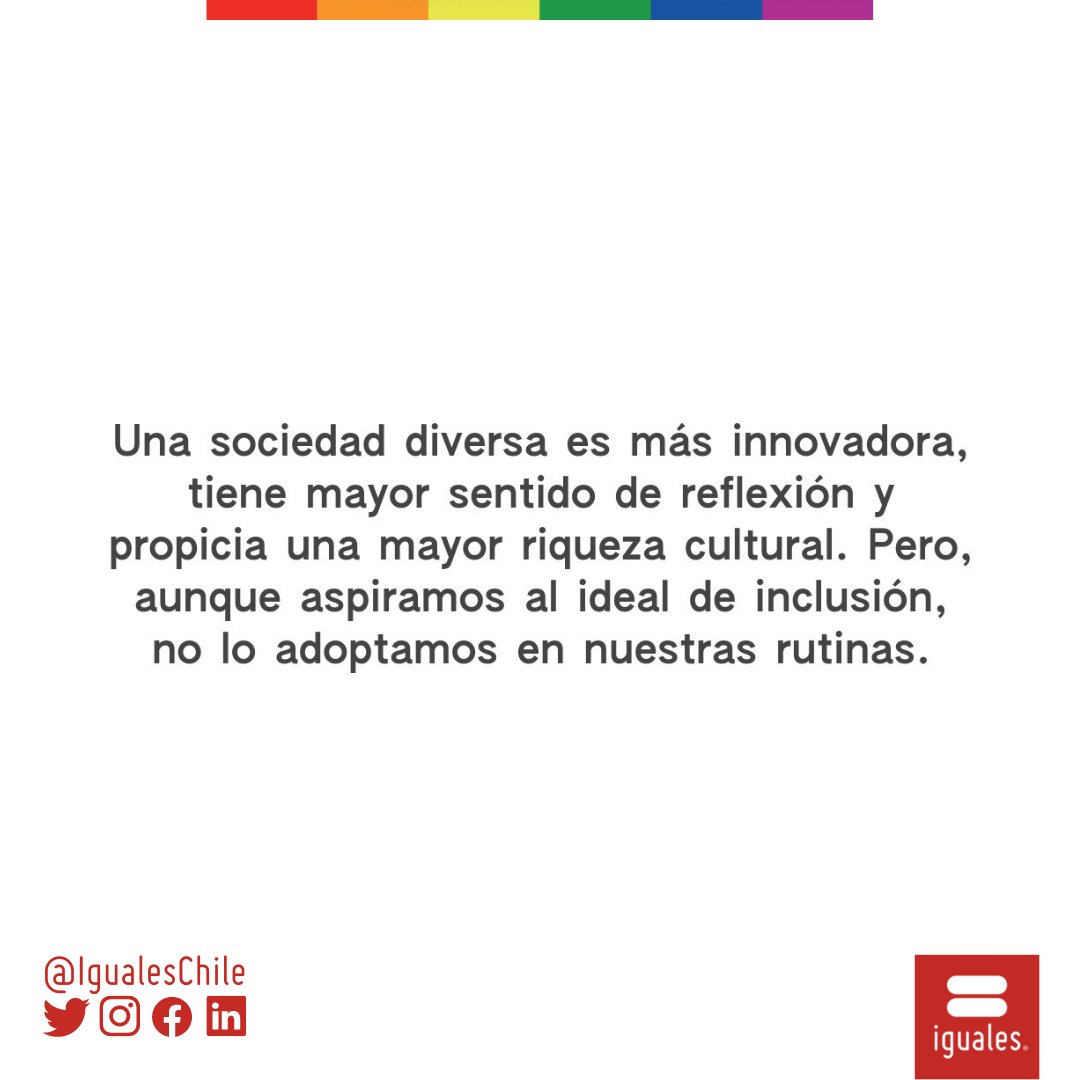 'Chile ya es diverso. No lo digo yo, sino el 88% de los encuestados que aseguran que nuestro país es más diverso que hace dos décadas', menciona Emilio Maldonado, fundador y director de @Pride_Chile en su columna de @thecliniccl 🏳️‍🌈 👉 Léela aquí theclinic.cl/2022/01/11/col…