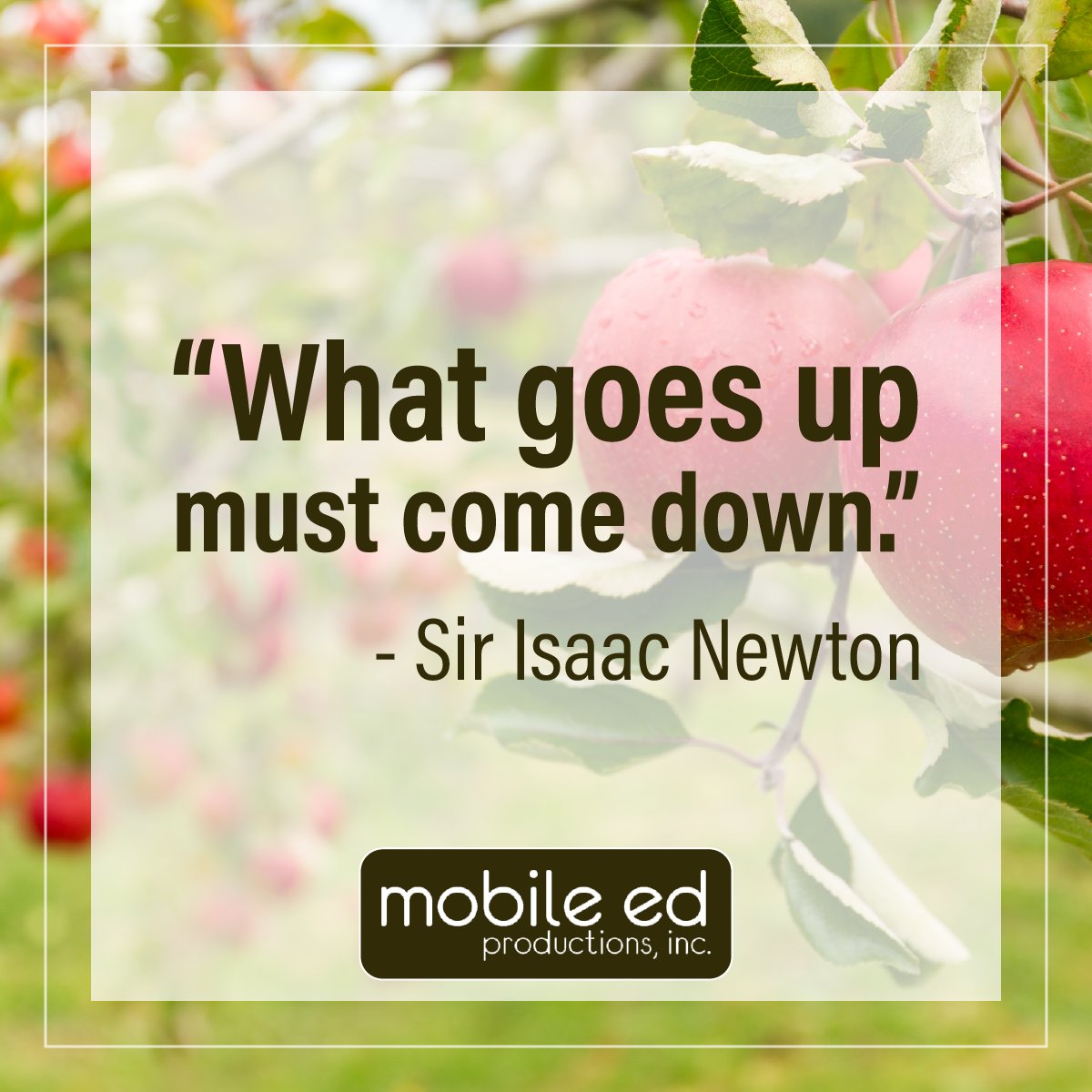 MobileEdProd's tweet image. Our Forces and Motion assembly will introduce your students to Sir Isaac Newton and his three laws of motion!! Click here for more information: bitly.com/32VlzvO #MobileEdProductions #ForcesInMotion #science #SirIsaacNewton #Gravity #Physics