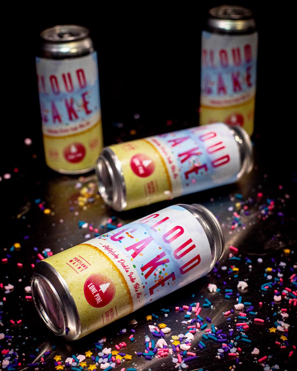 🎂 Calling out to all of you cake-loving friends from away: Next week, we’ll be shipping out a big ol’ batch of Cloud Cake Milkshake Double IPA to our full distribution network, including ME, NH, MA, PA, RI, CT, VT, NY, UT, MD, DE, NV, FL, &amp; OH

Keep an eye on your local shelves!