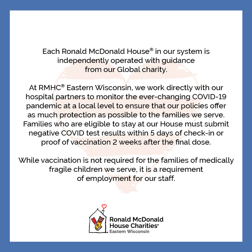 Ronald McDonald House Charities Eastern WI (@rmhcmke) on Twitter photo  Ronald McDonald House Charities Eastern WI (@rmhcmke) on Twitter photo